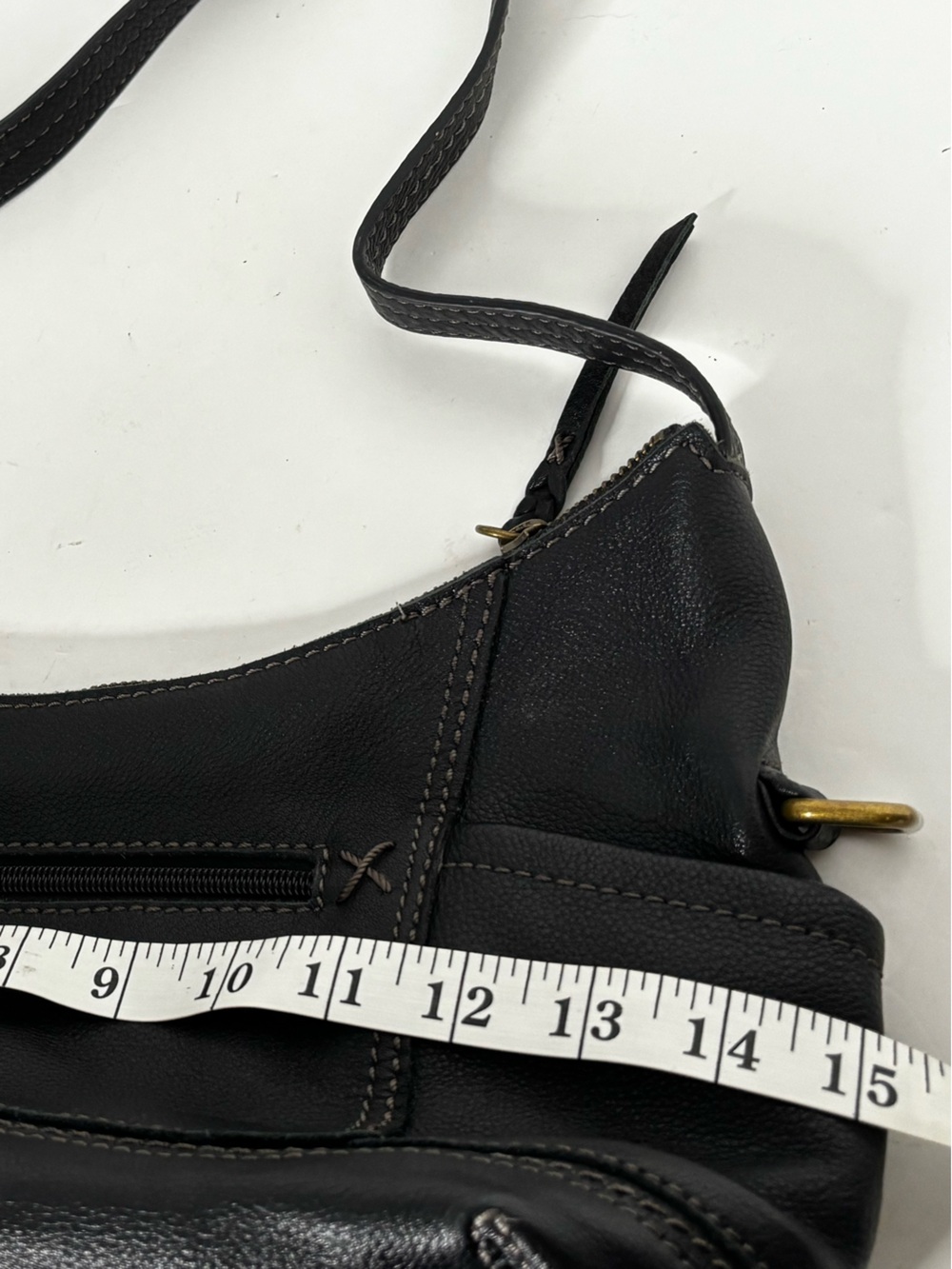 The Sak Black Pebbled Leather Shoulder Bag - Picture 10 of 10